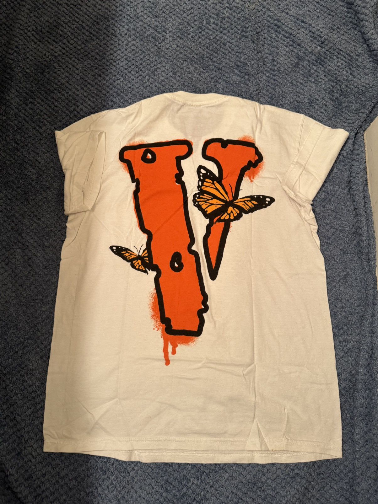トップス Nettspend Invert Tour Vlone T-Shirt Other Nettspend Invert Tour “Vlone” Tee White + Red + Blue