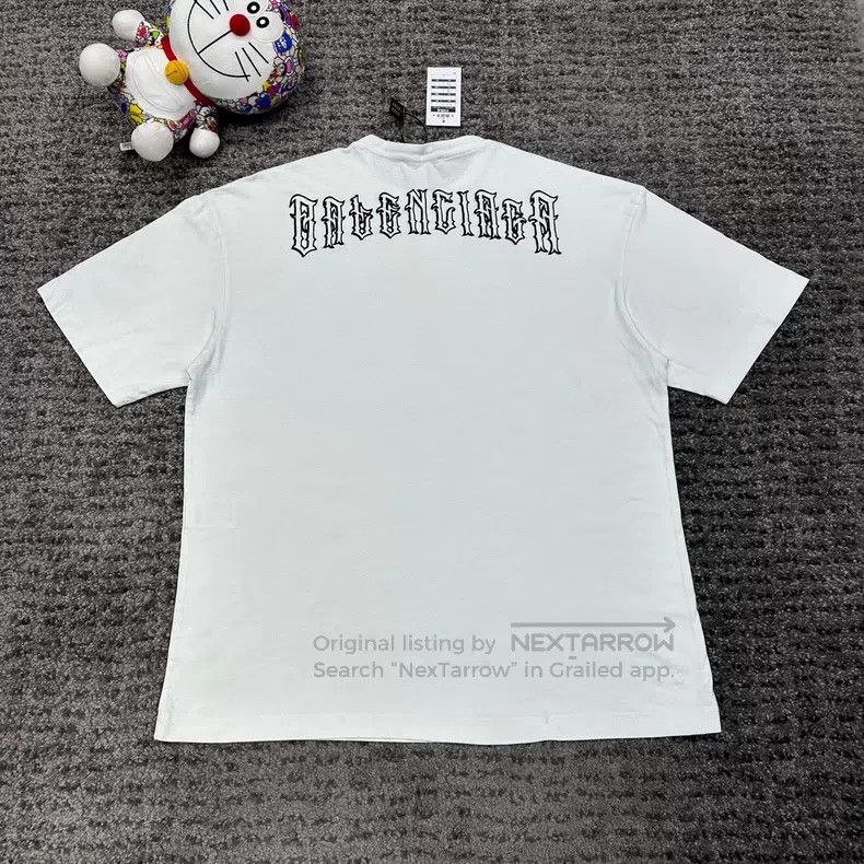 Balenciaga Balenciaga Back Logo Embroidered Short Sleeve Size US XS / EU 42 / 0 - 2 Thumbnail