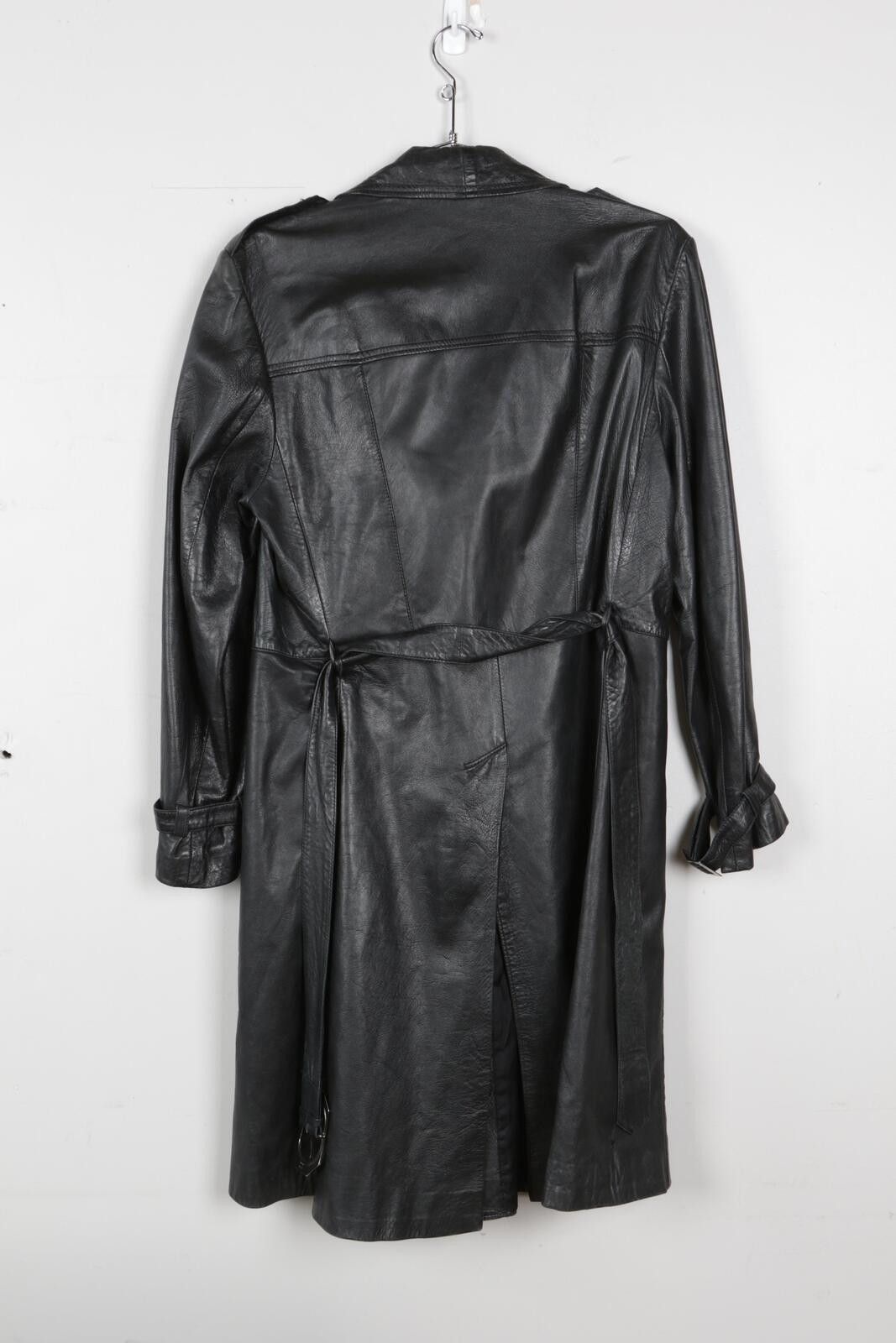 Other 00's Leather Mac Coat Size L / US 10 / IT 46 - 2 Thumbnail