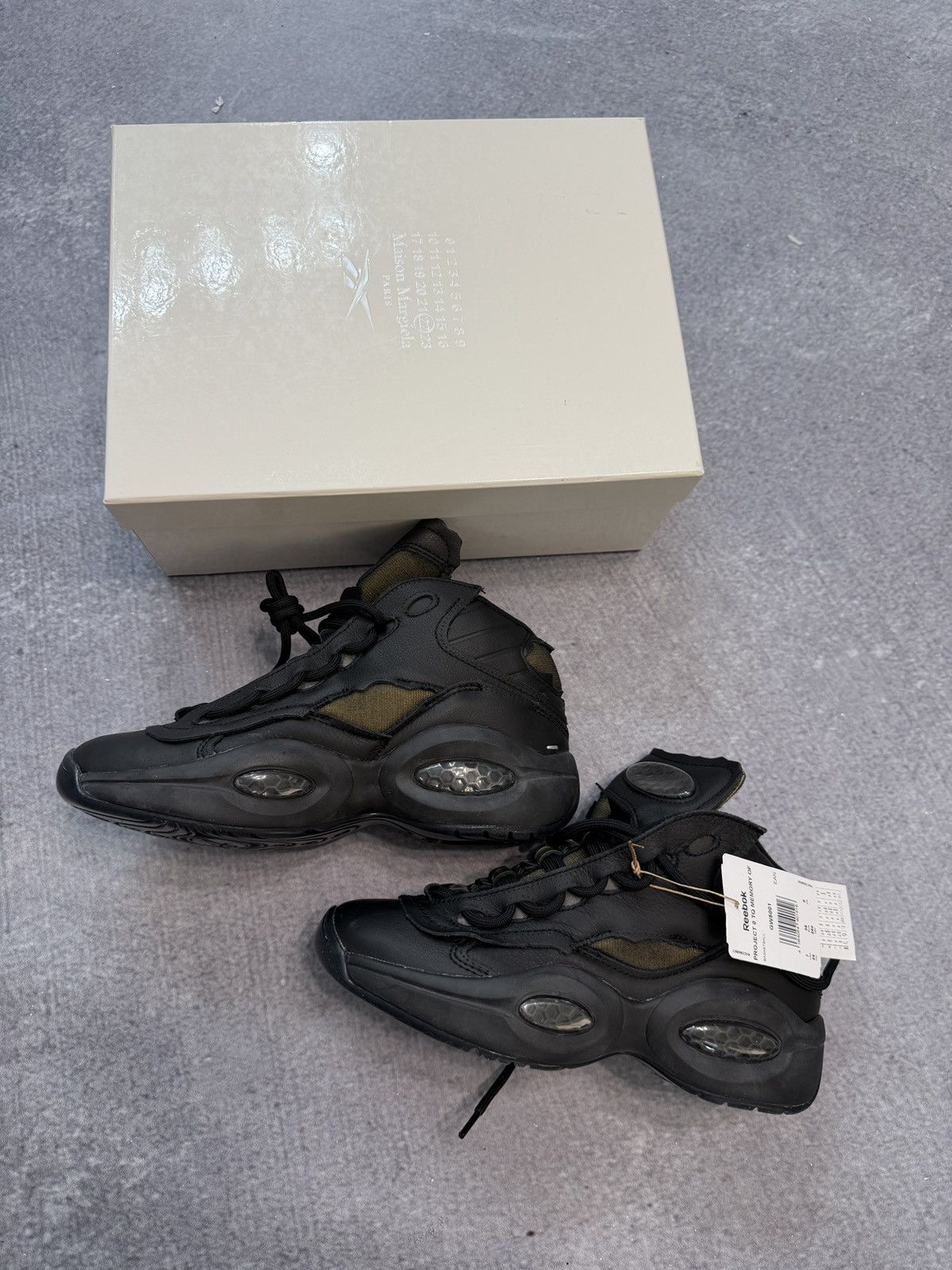 Maison Margiela × Reebok Maison Margiela x Reebok Project 0 TQ Memory OF Black Size US 7 / EU 40 - 2 Thumbnail