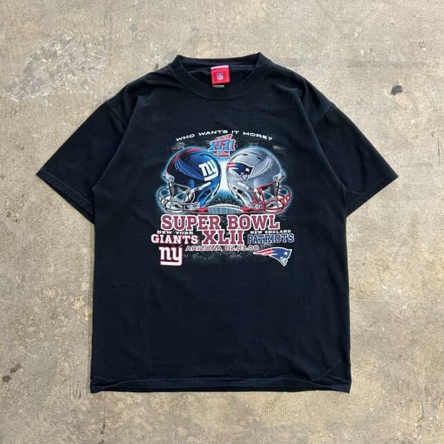 NFL Vintage Super Bowl 42 Giants Patriots Tee Size US L / EU 52-54 / 3 - 1 Thumbnail