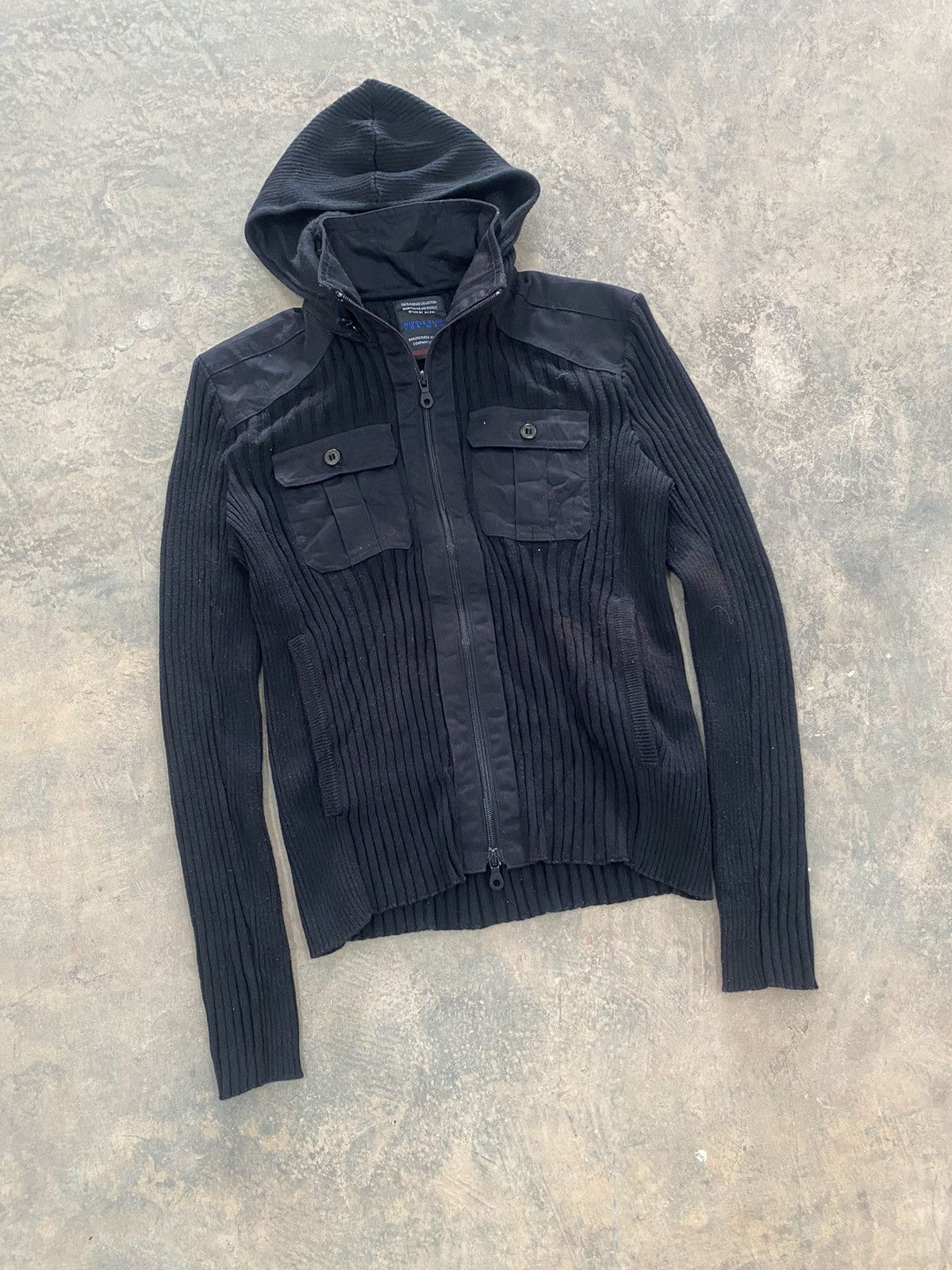Hysteric Glamour × Japanese Brand × Le Grande Bleu (L.G.B.) NICOLE CLUB KNIT PUNK GRUNGE LGB JACKET 90s GOTHIC Size US S / EU 44-46 / 1 - 3 Thumbnail