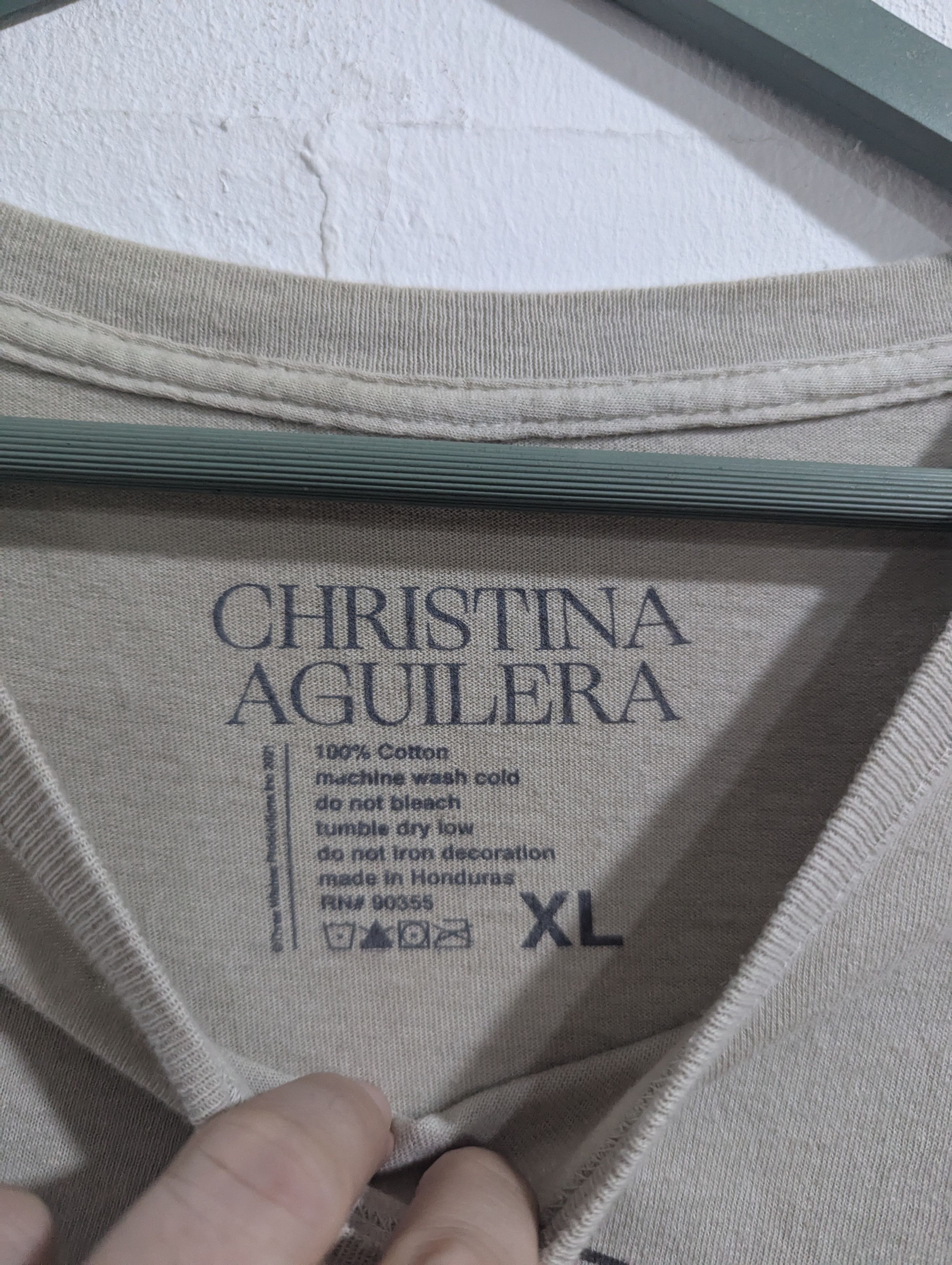 Vintage Christina Aguilera Size US XL / EU 56 / 4 - 4 Thumbnail
