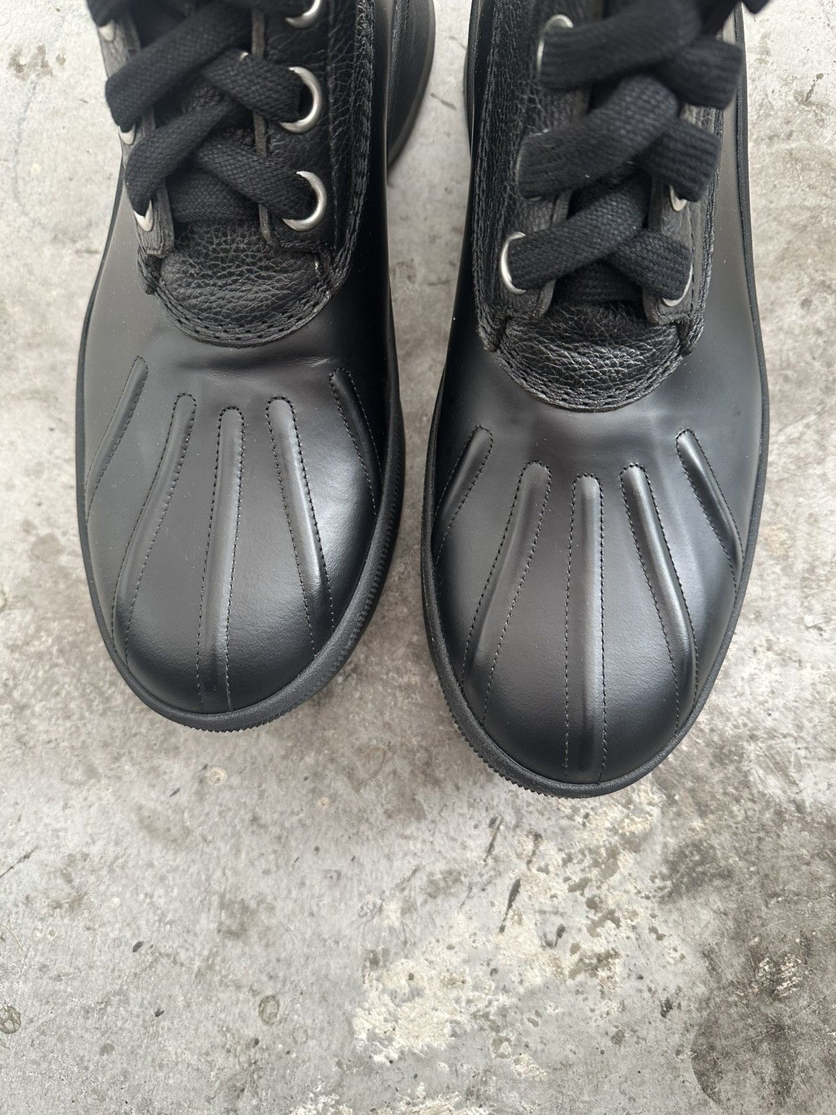 Jil Sander Jil sandrr DUCK-TYPE Boots in noir cordovan 45 Size US 12 / EU 45 - 3 Thumbnail
