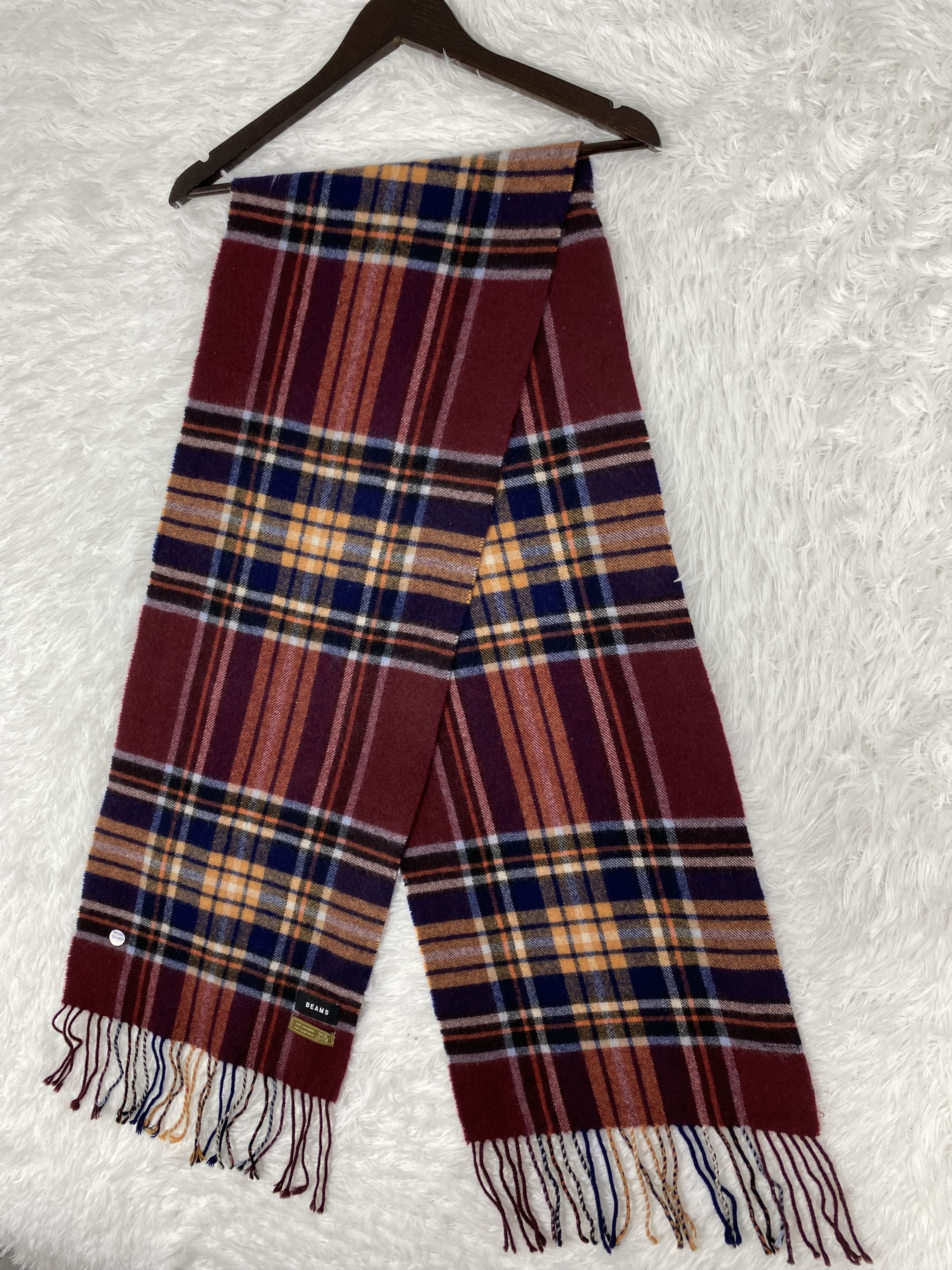 Beams Plus Vintage Beams Scarf / Muffler Neckwear PM0009 Size ONE SIZE - 4 Thumbnail