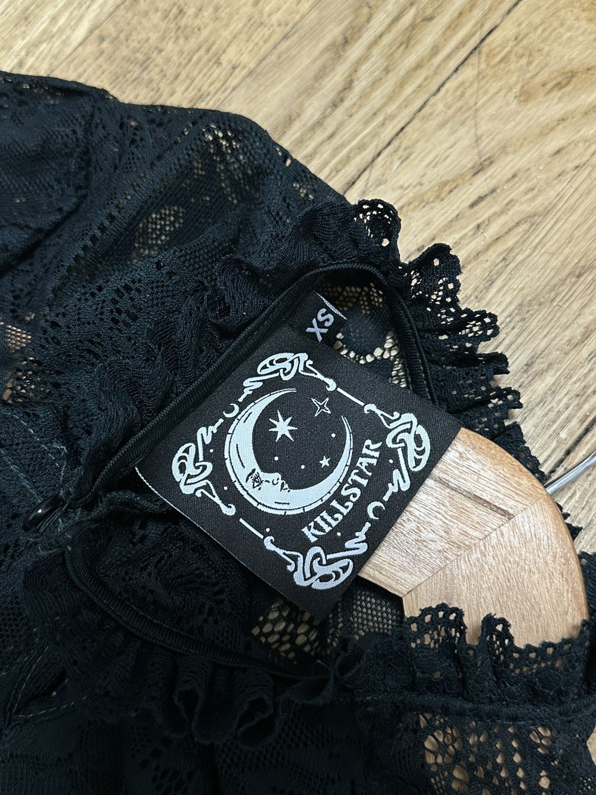 Killstar Killstar Lace Maxi Dress XS Vintage 90s Gothic Rock Style Size XS / US 0-2 / IT 36-38 - 5 Thumbnail