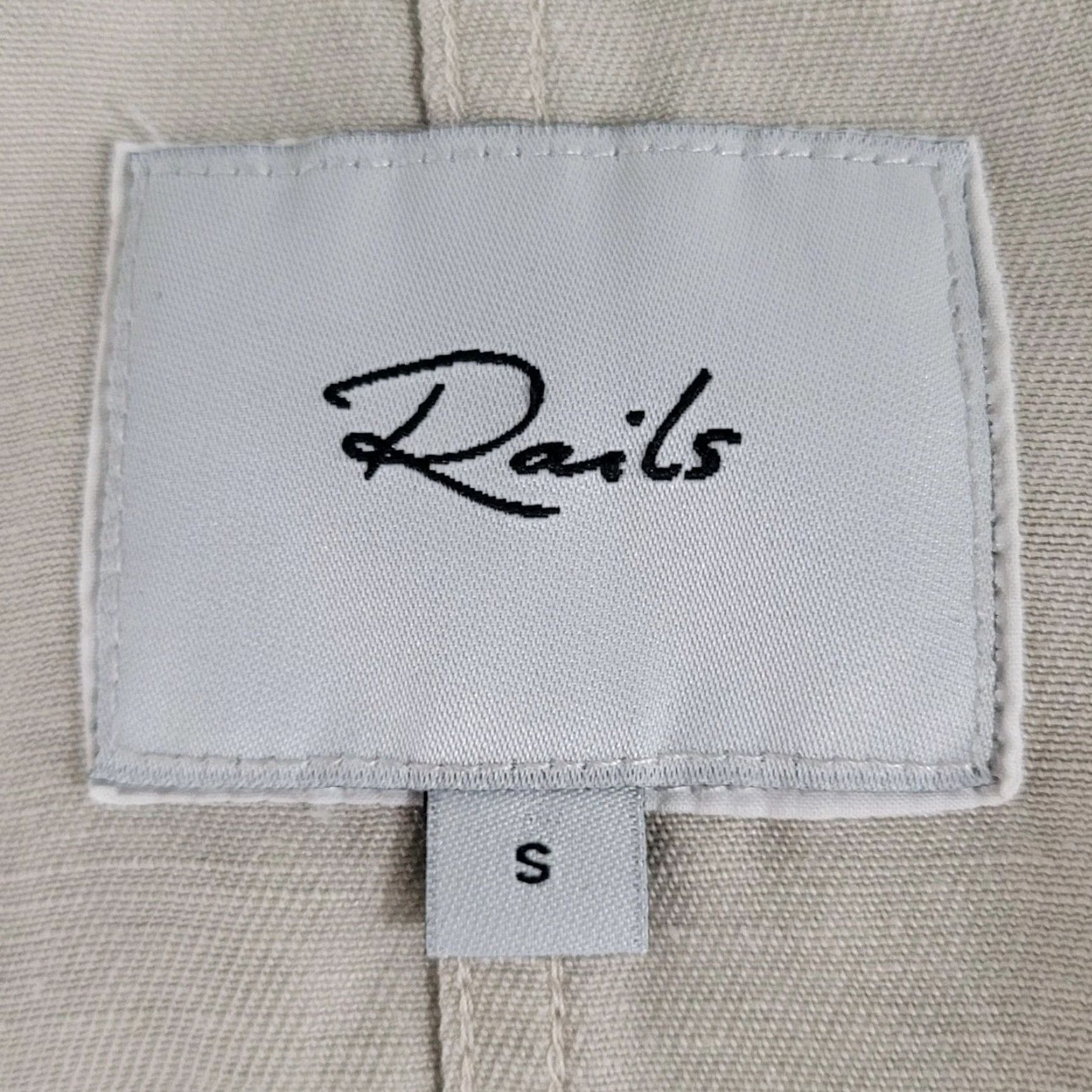 Rails Rails Beige Linen Blend Mini Cheetah Print Zip Snap Unlined Jacket Small S Size S / US 4 / IT 40 - 3 Thumbnail