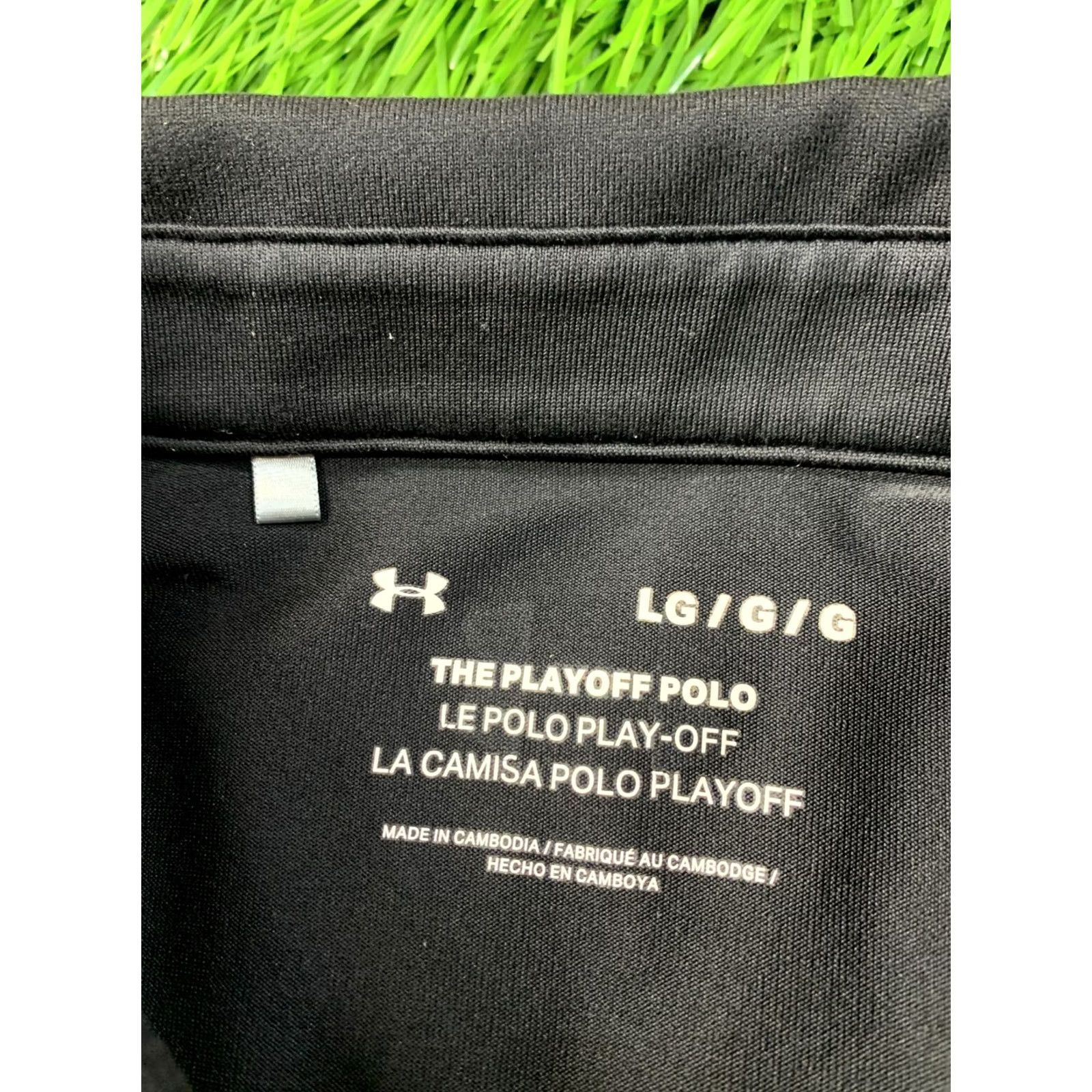 Under Armour Under Armour Polo Shirt Men L Black 2019 The Playoff Jersey Size L Size US L / EU 52-54 / 3 - 6 Thumbnail