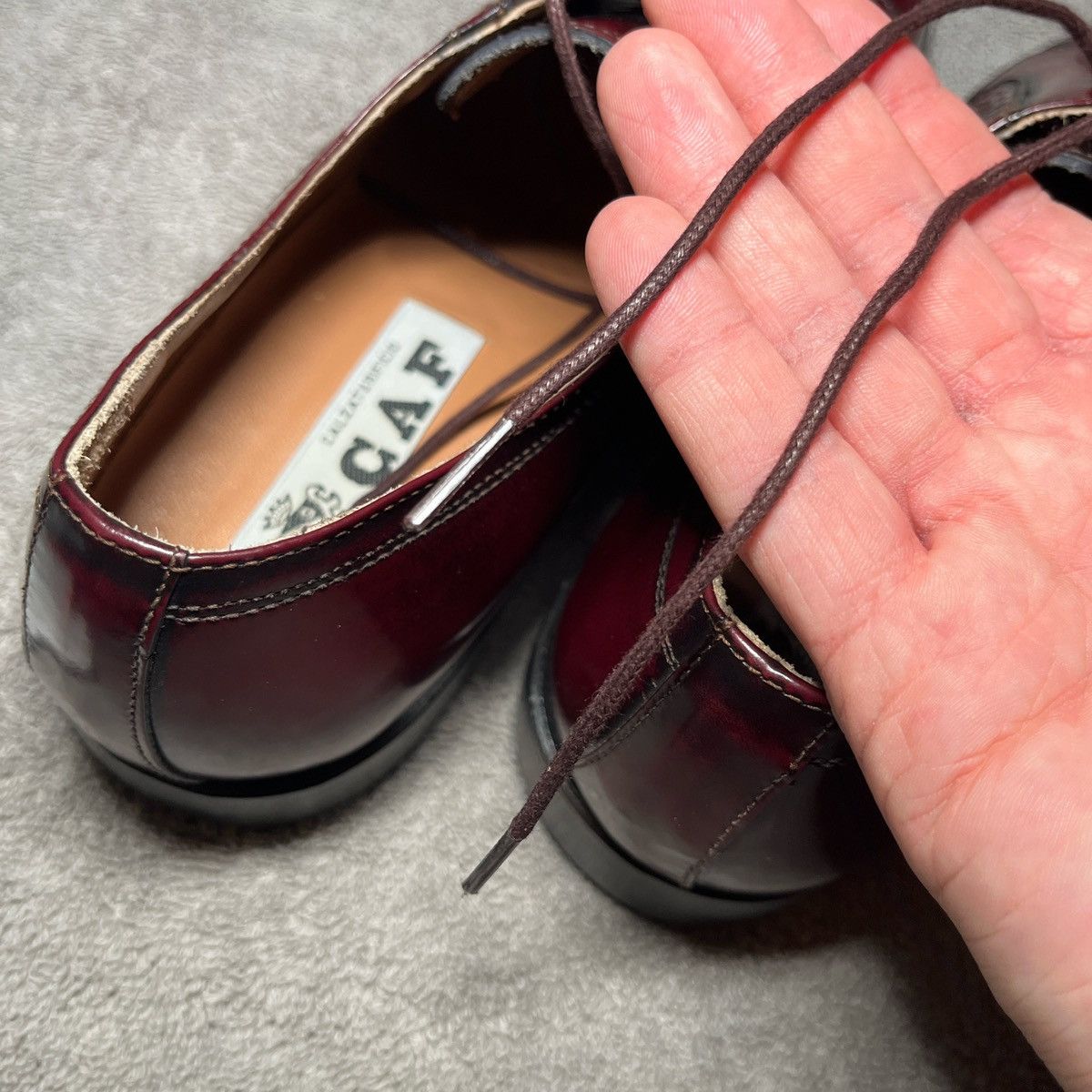 Other Burgundy Leather Oxford Shoe Size US 8.5 / EU 41-42 - 8 Thumbnail
