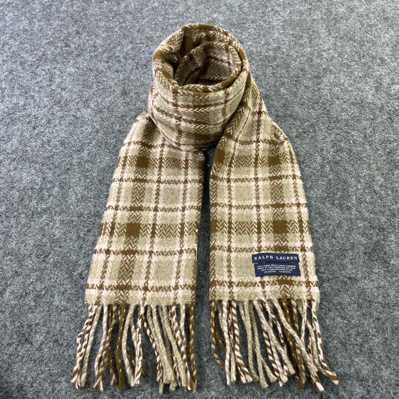 Ralph Lauren × Vintage Ralph Lauren Scarf / Muffler / Neckwear T545 Size ONE SIZE - 1 Thumbnail