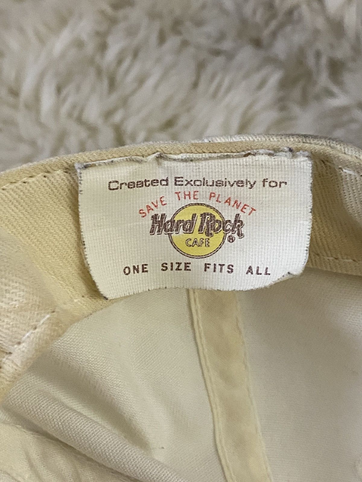 Hard Rock Cafe Vintage Hard Rock Cafe Save The Planet Los Angeles 90’s Hat Size ONE SIZE - 6 Thumbnail