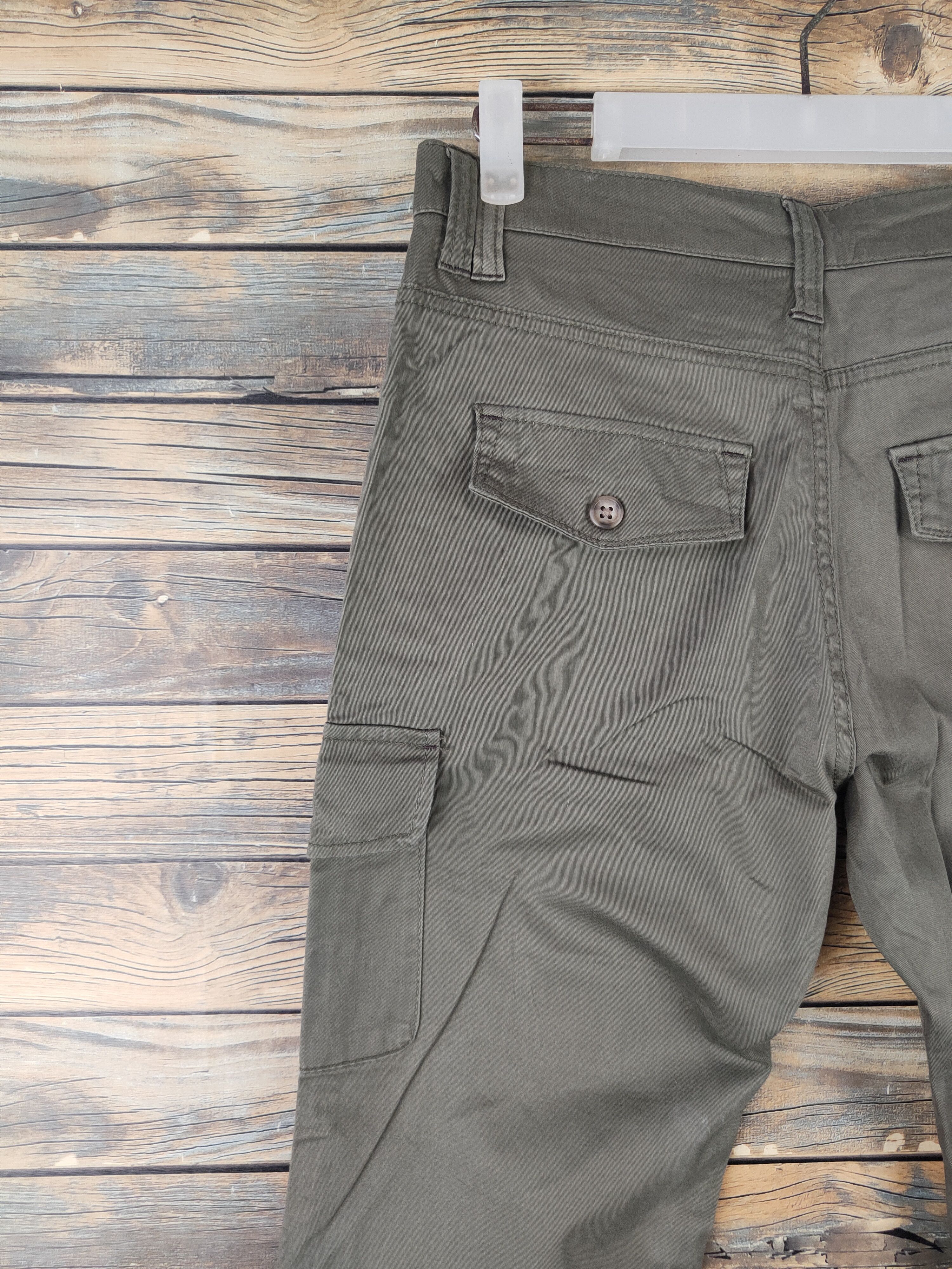Japanese Brand DL Japanese Brand Olive Multipocket Cargo Pants #1493 Size 28" / US 6 / IT 42 - 8 Thumbnail