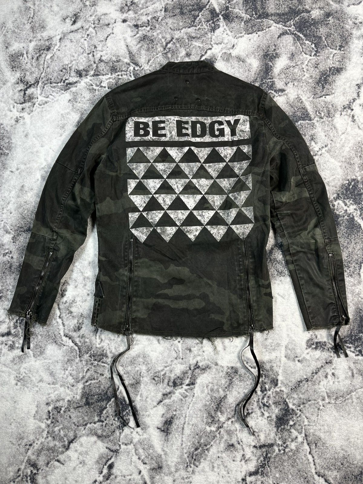 Other Be Edgy Camo Jacket / Military Style / Statement Back Print Size US M / EU 48-50 / 2 - 1 Thumbnail