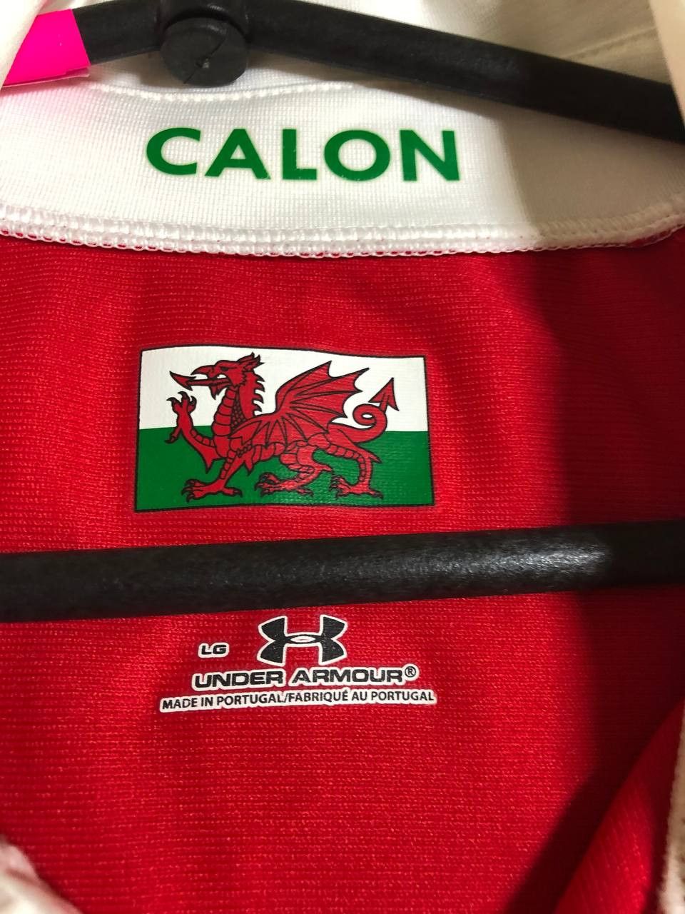 Under Armour Men’s Under Armour WRU Wales Jersey Red Polyester Size US L / EU 52-54 / 3 - 2 Thumbnail