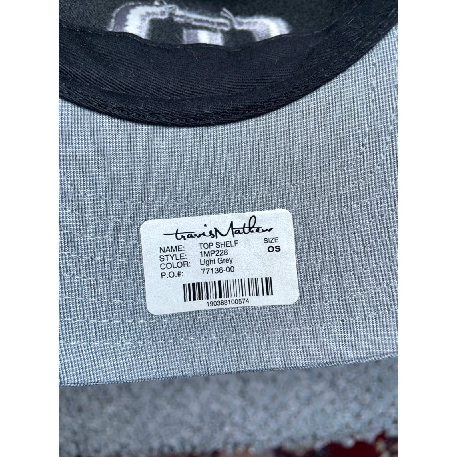 TravisMathew Travis Mathew Embroidered Snapback Hat Golf Adult One Size Gray Logo Cap Size ONE SIZE - 3 Thumbnail