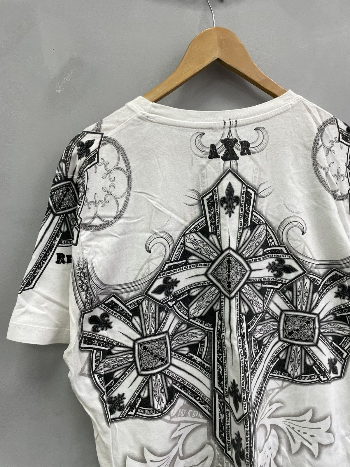 Affliction × Vintage Vintage Y2K Affliction Extreme Couture AOP T-Shirt - Large Size US XL / EU 56 / 4 - 9 Thumbnail