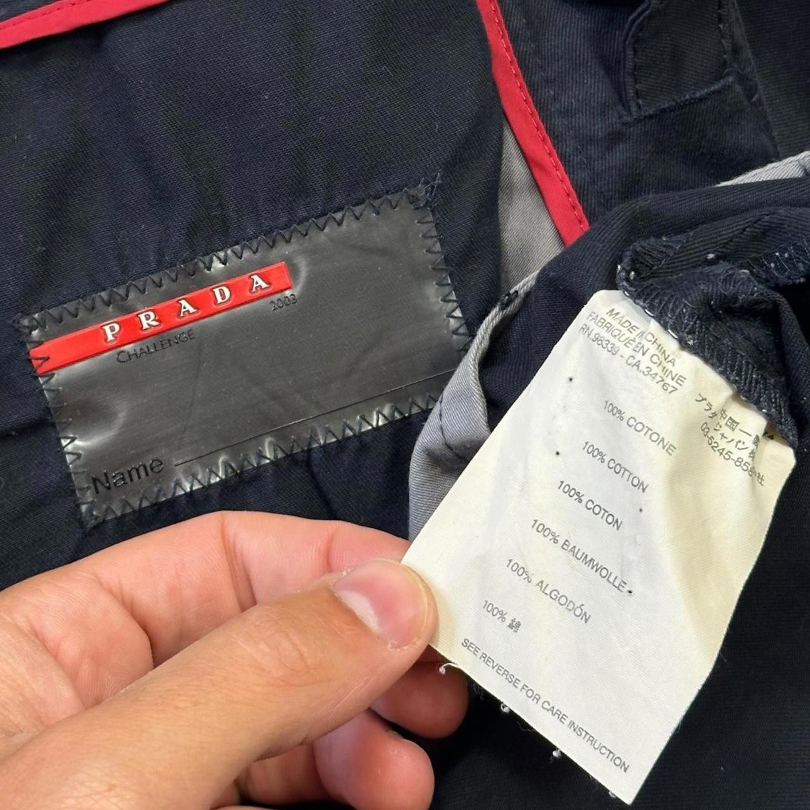 Prada Prada Sport 2003 Challenge Reinforced Logo Shorts 33-36 Size US 34 / EU 50 - 6 Thumbnail