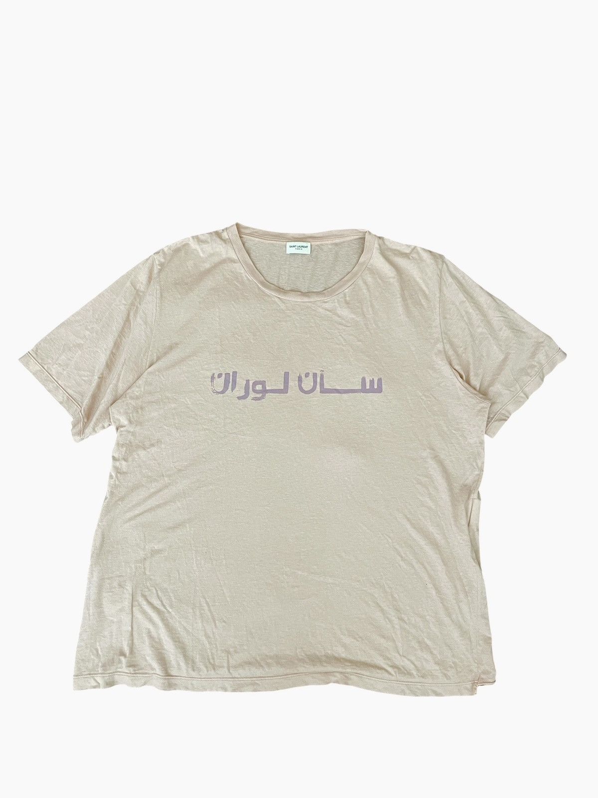Saint Laurent Paris Saint Laurent Arabic Shirt Pink Size US L / EU 52-54 / 3 - 1 Thumbnail