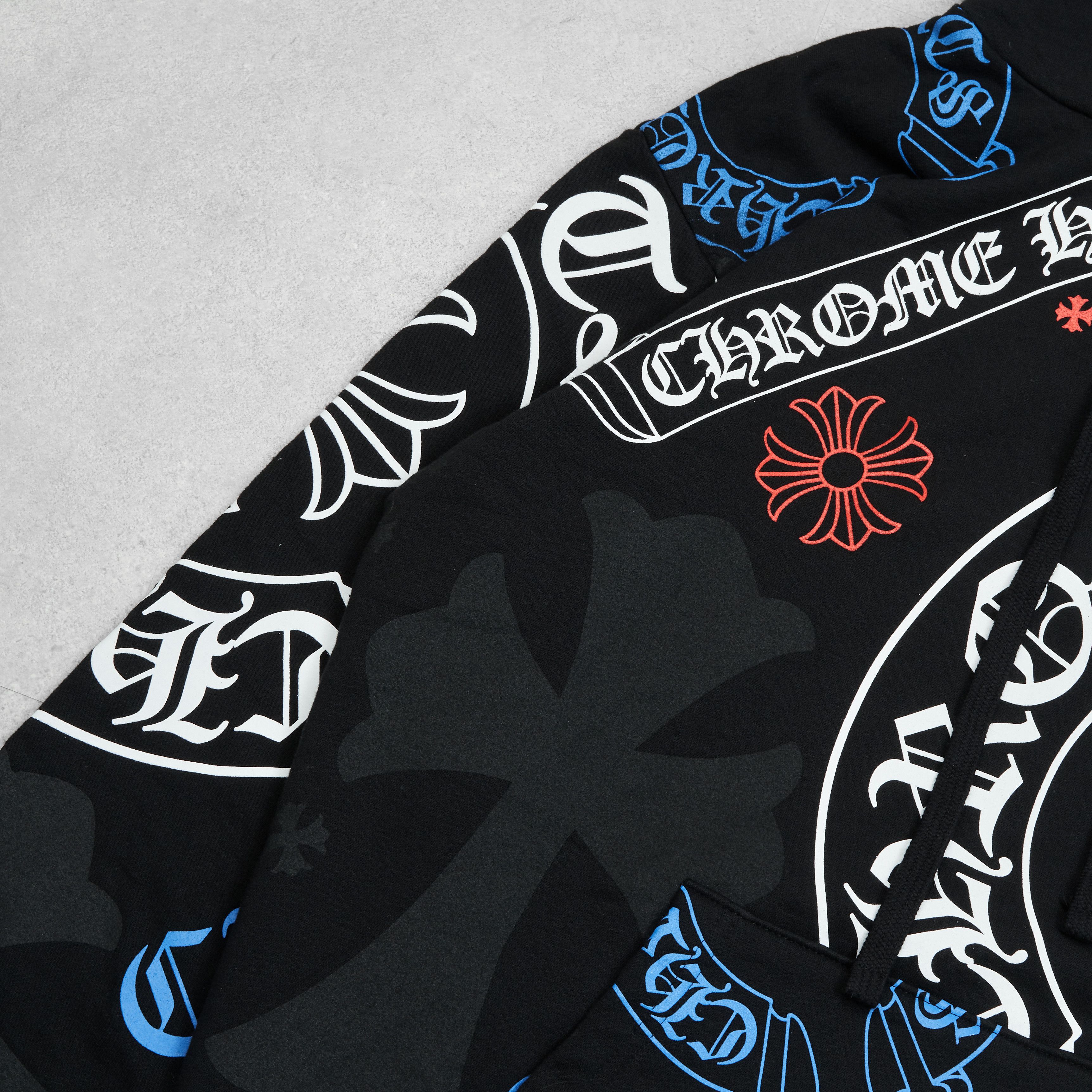 Chrome Hearts CHROME HEARTS Stencil Hoodie BLACK Size US S / EU 44-46 / 1 - 8 Thumbnail