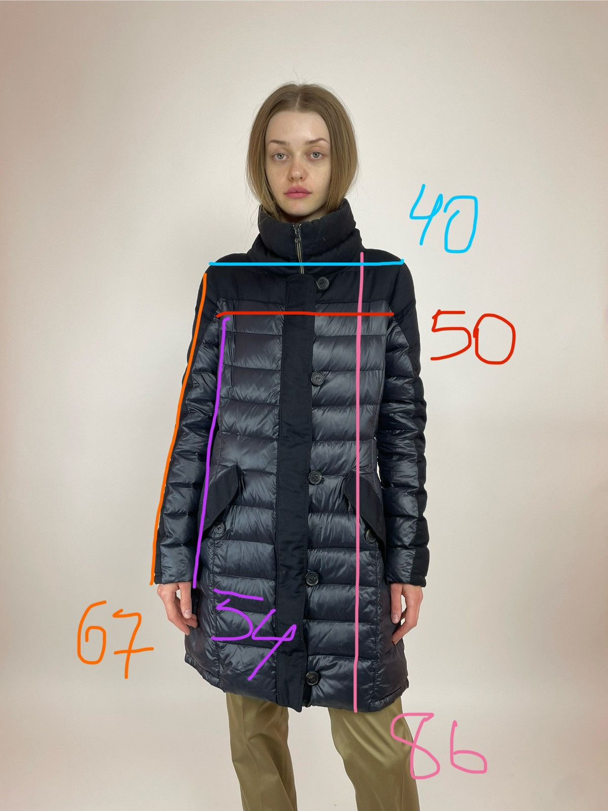 Duvetica DUVETICA Women's Black Down Coat Puffer luxe Jacket Size 44 Size M / US 6-8 / IT 42-44 - 14 Thumbnail
