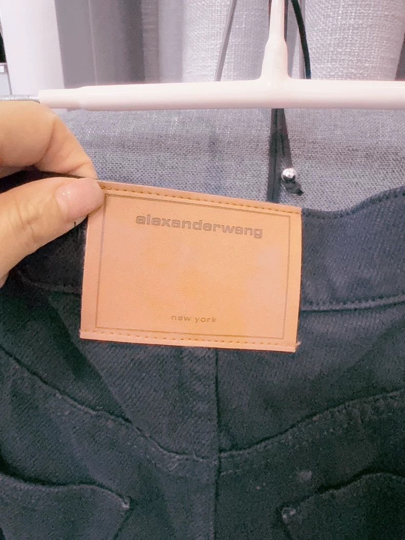 Alexander Wang Alexander Wang Black Wide-Leg Jeans- Size 23" - 5 Thumbnail