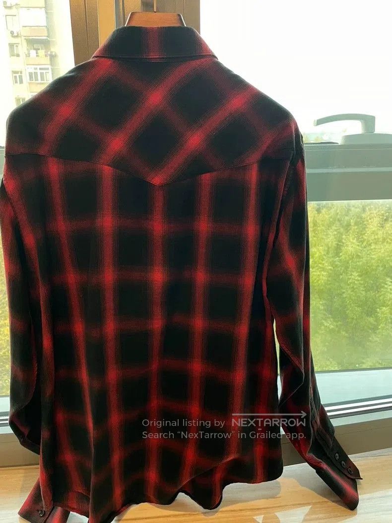 Saint Laurent Paris Saint Laurent Men's Check Shirt. Size US M / EU 48-50 / 2 - 2 Thumbnail