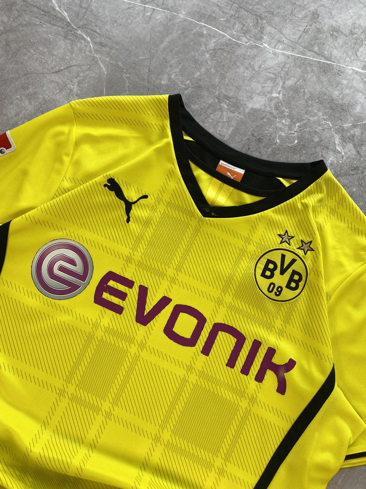 Puma × Vintage Marco Reus BVB Dortmund 2013/2014 Home Soccer Jersey Size US L / EU 52-54 / 3 - 5 Thumbnail