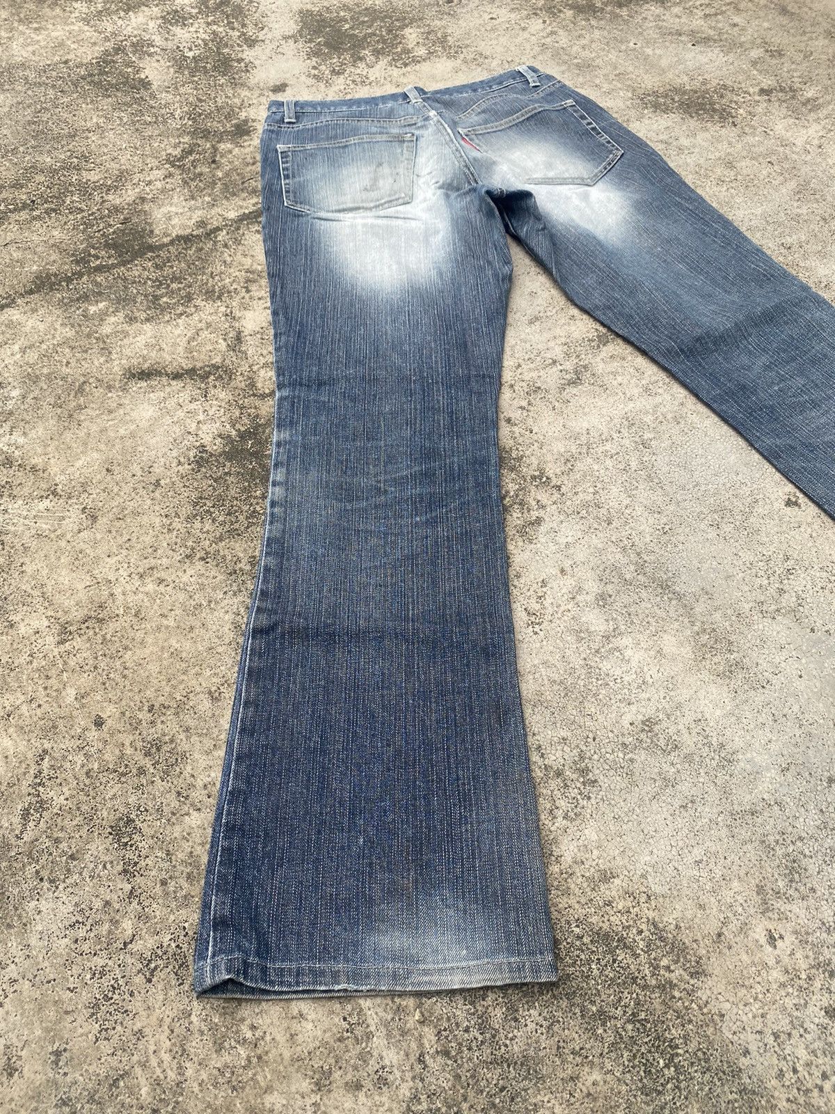Japanese Brand × Tornado Mart Flare Jeans Tornado Mart Distressed Bootcut Size US 28 / EU 44 - 12 Thumbnail