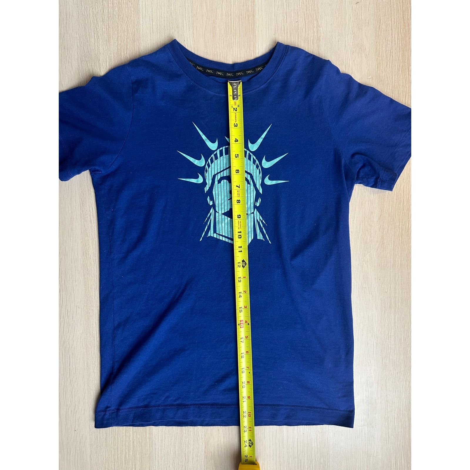 Nike Vintage Nike NYC Blue T-Shirt for World Cup - Size L Kid's Size US L / EU 52-54 / 3 - 3 Thumbnail