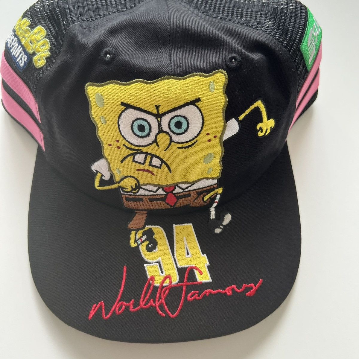 帽子 Supreme Sponge Bob Mesh Back 6-Panel Supreme SpongeBob SquarePants Jeff Hamilton Mesh Back 6