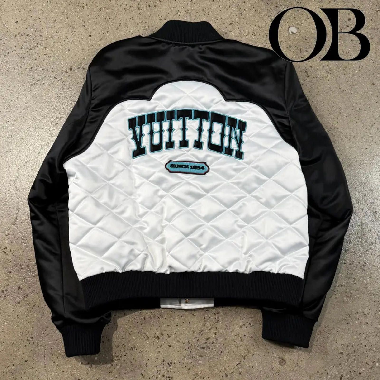 Louis Vuitton Louis Vuitton BiColor Satin Bomber Jacket Size US L / EU 52-54 / 3 - 2 Thumbnail