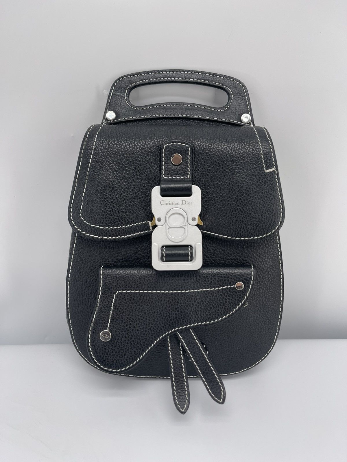 Dior Christian Dior Galop Saddle Leather sling Backpack Size ONE SIZE - 1 Thumbnail