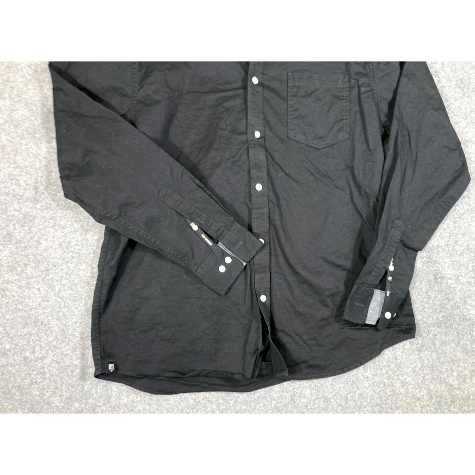 Vintage Rank 45 Button Down Shirt Mens M Black Stretch Long Sleeve Preppy Pocket Casual Shirt Size US M / EU 48-50 / 2 - 4 Thumbnail