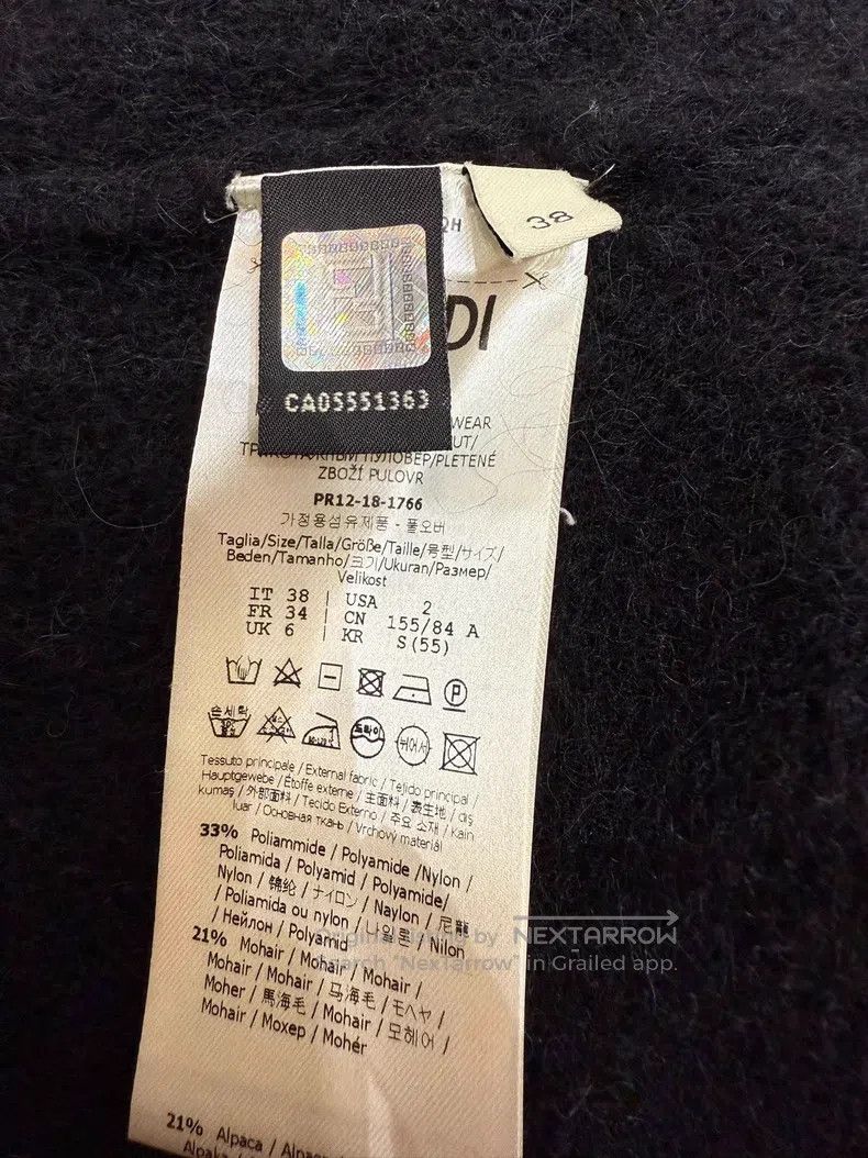 Fendi Fendi Wool blend sweater Size XS / US 0-2 / IT 36-38 - 5 Thumbnail