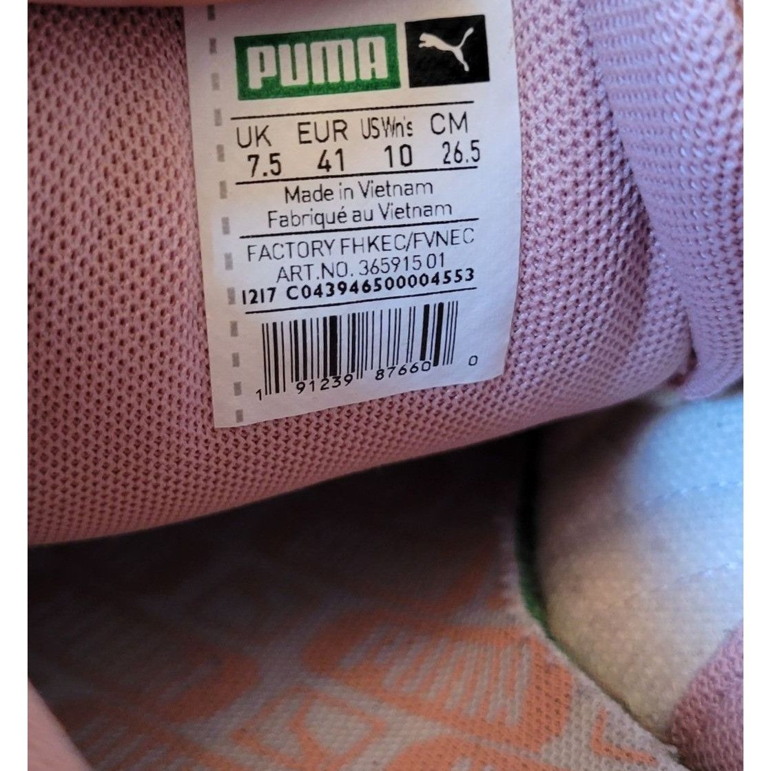 Puma Puma Basket Satin EP Woven Pink Sneakers 10 Lace Up Tennis S Size US 10 / IT 40 - 3 Thumbnail