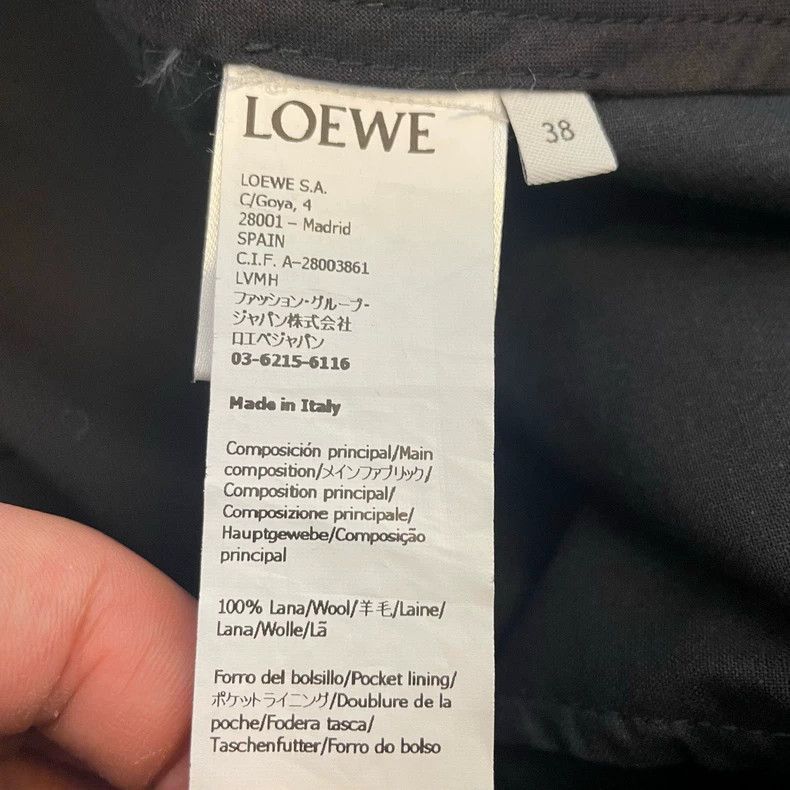 Loewe black Loewe long trousers size 38 Size US 38 / EU 54 - 4 Thumbnail