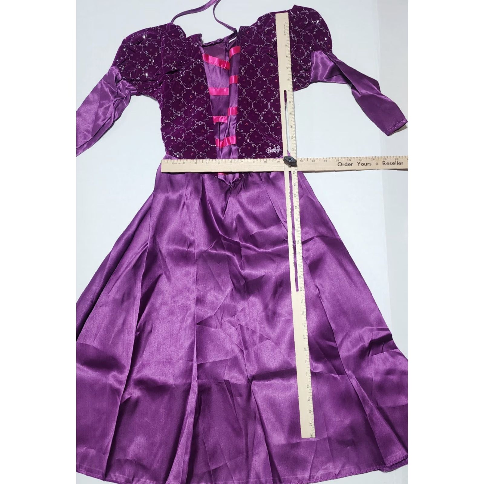Vintage VINTAGE Rubies Girls Barbie Moonlight Magic Princess Purple Dress 8-10 Size ONE SIZE - 5 Thumbnail