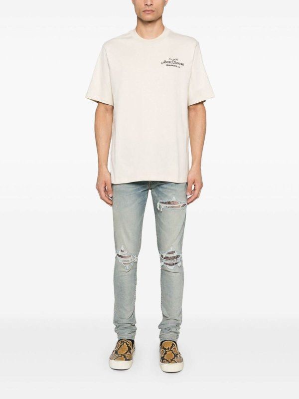 Amiri oc11z0526 Snake MX1 Jeans in Antique Indigo Size US 38 / EU 54 - 3 Thumbnail