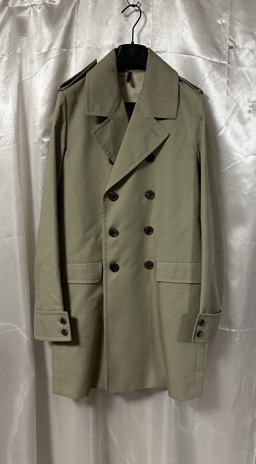 Dior Dior Homme Hedi Slimane SS07 Trench Coat Size US S / EU 44-46 / 1 - 1 Thumbnail