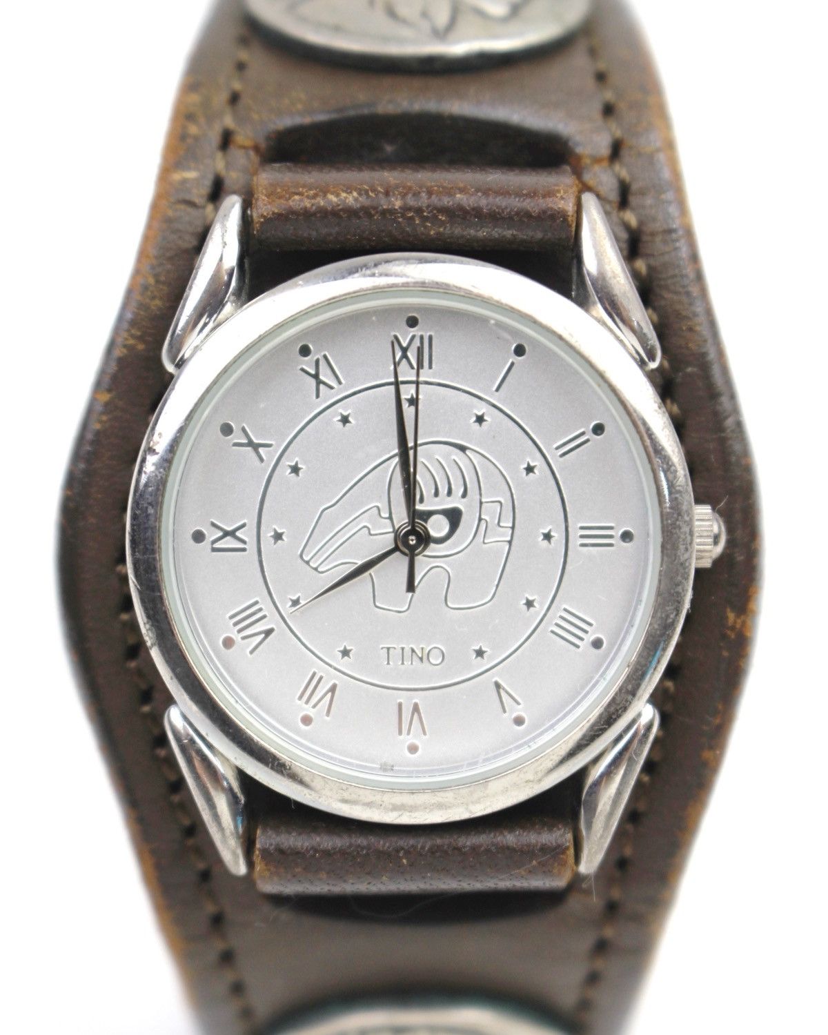 Vintage 2000S TINO USA CUFF COIN LEATHER WATCH Size ONE SIZE - 2 Thumbnail