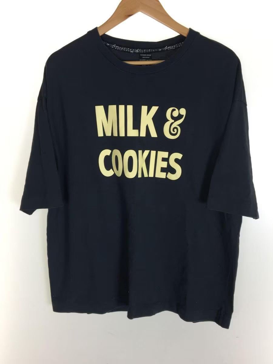 image of Number N Ine "milk & Cookies" Boxy Tee in Navy, Men's (Size XL)