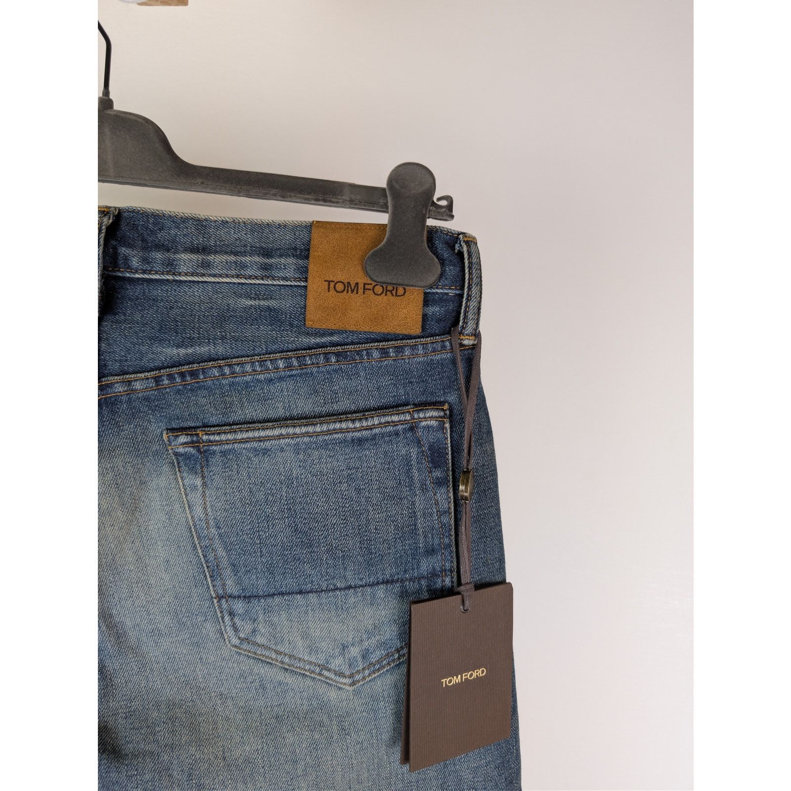 Tom Ford o1rshd1 Straight Jeans in Indigo Blue 32 Size US 32 / EU 48 - 13 Thumbnail