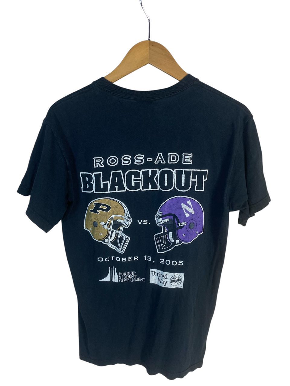 Fruit Of The Loom Vintage Ross-ade blackout tshirt by FOTL Size US M / EU 48-50 / 2 - 1 Thumbnail