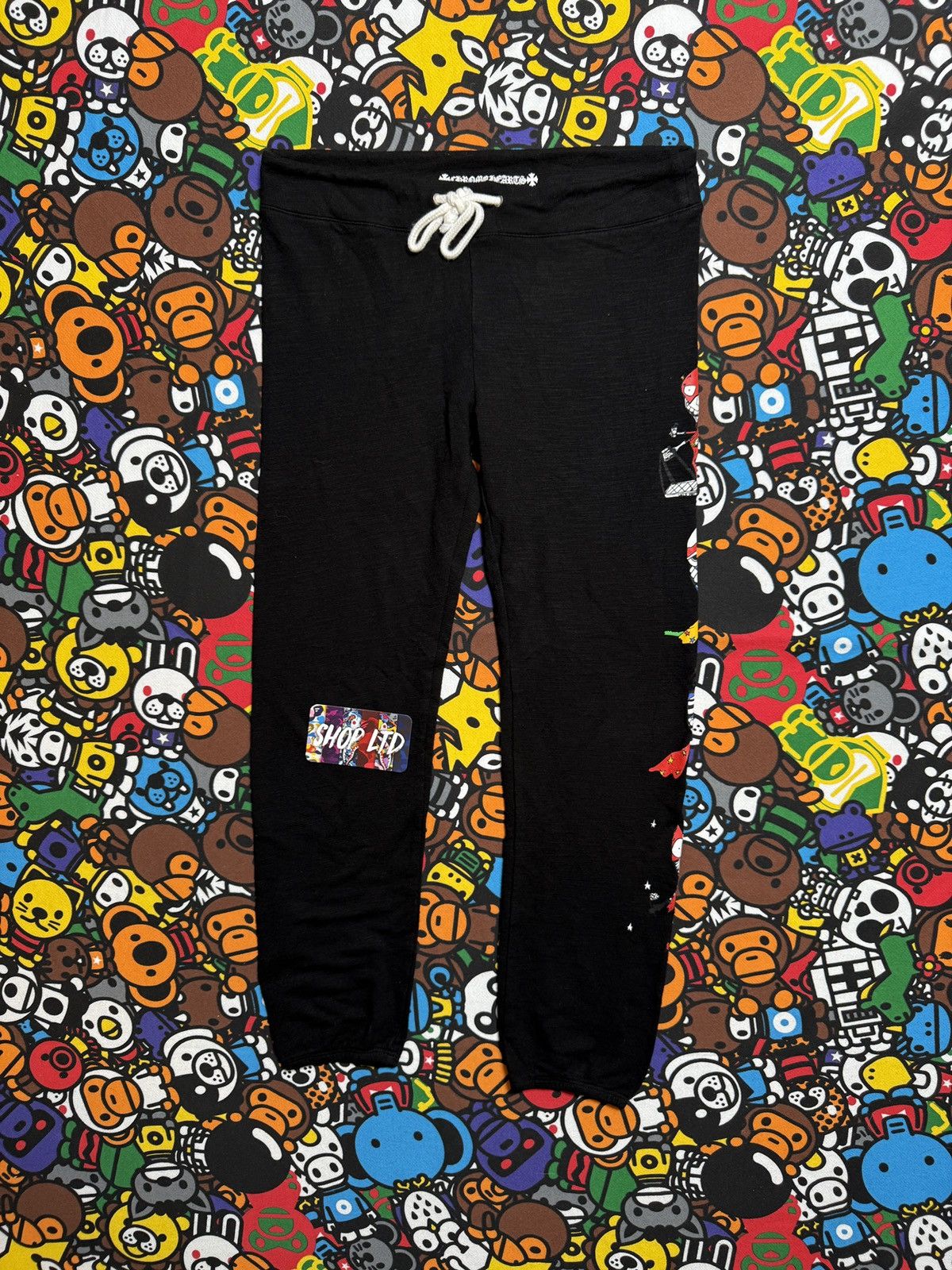 Chrome Hearts Chrome Hearts Kids Black Matty Boy Logo Sweatpants Size US 26 / EU 42 - 2 Thumbnail