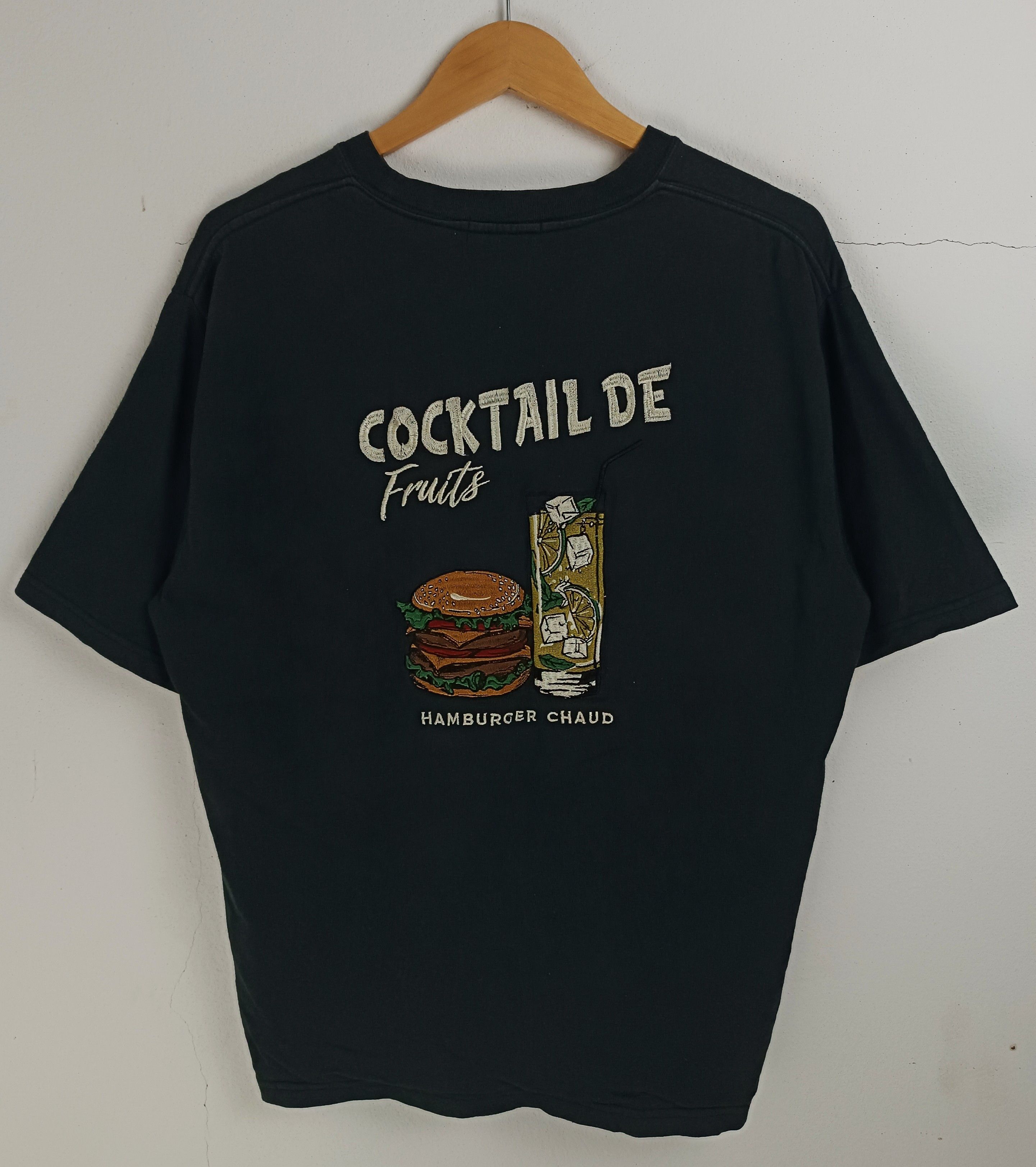 Japanese Brand VINTAGE BACK NUMBER COCKTAIL DE FRUIT EMBROIDERY VERY RARE Size US L / EU 52-54 / 3 - 4 Thumbnail