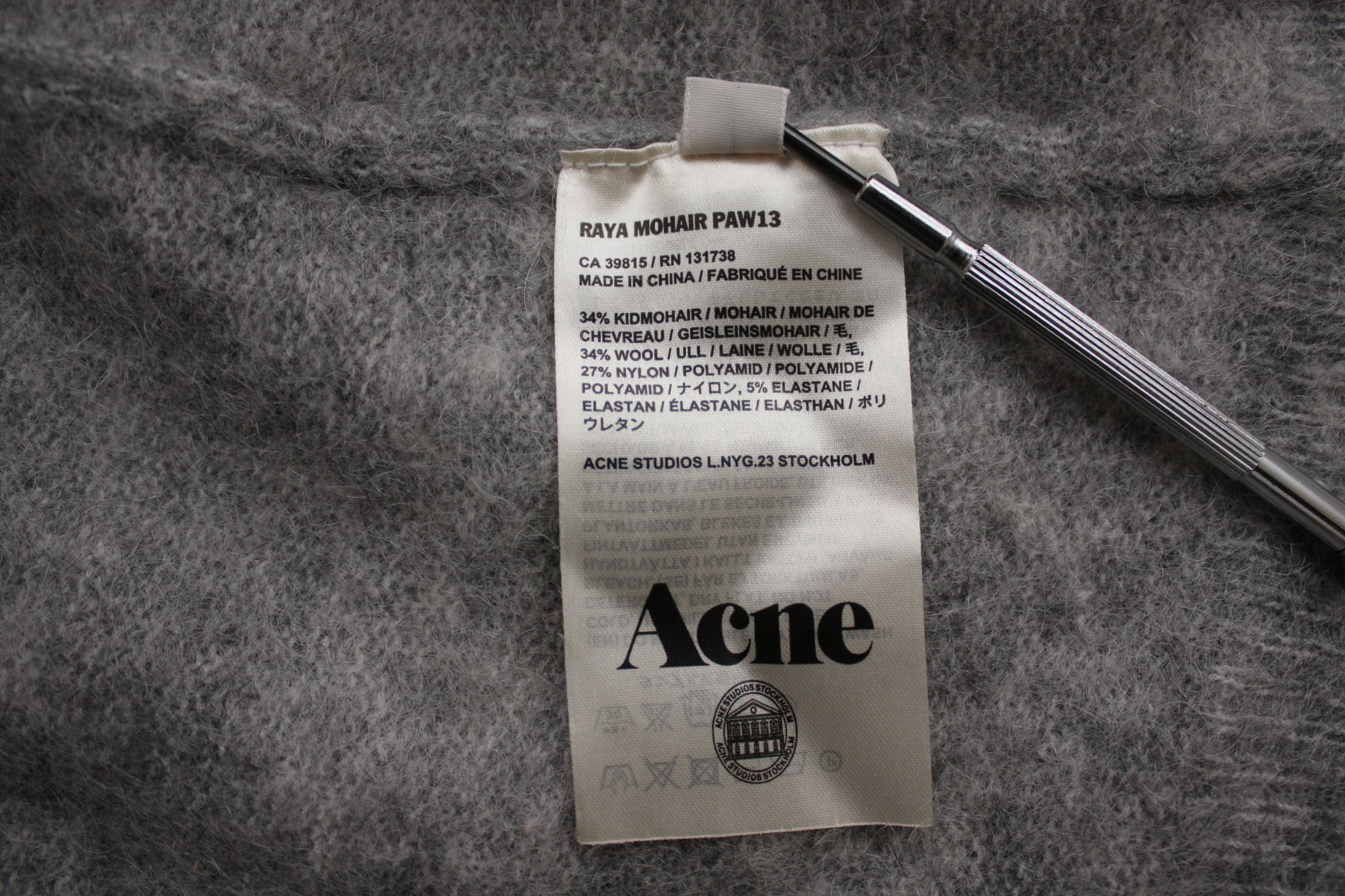 Acne Studios Acne Studios Raya Mohair PAW13 Grey Long Cardigan XS Size XS / US 0-2 / IT 36-38 - 7 Thumbnail