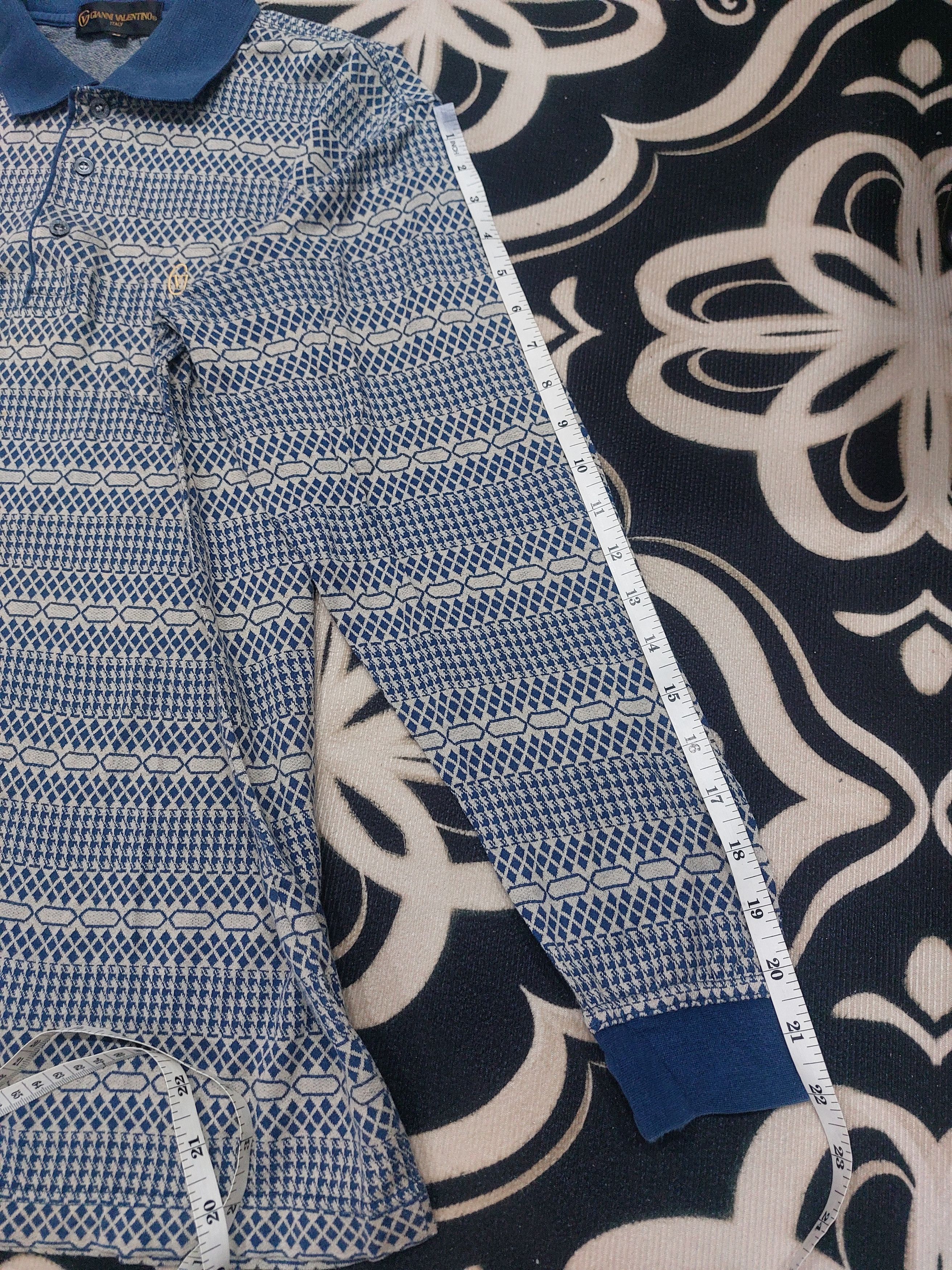 Gianni Valentino × Japanese Brand VINTAGE GIANNI VALENTINO LONG SLEEVE POLO Size US M / EU 48-50 / 2 - 13 Thumbnail