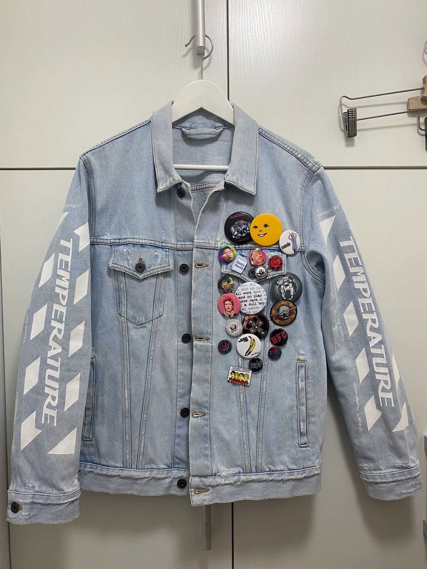 Off-White Off-White Vintage Washed Denim Jacket XS Size US XS / EU 42 / 0 - 1 Thumbnail