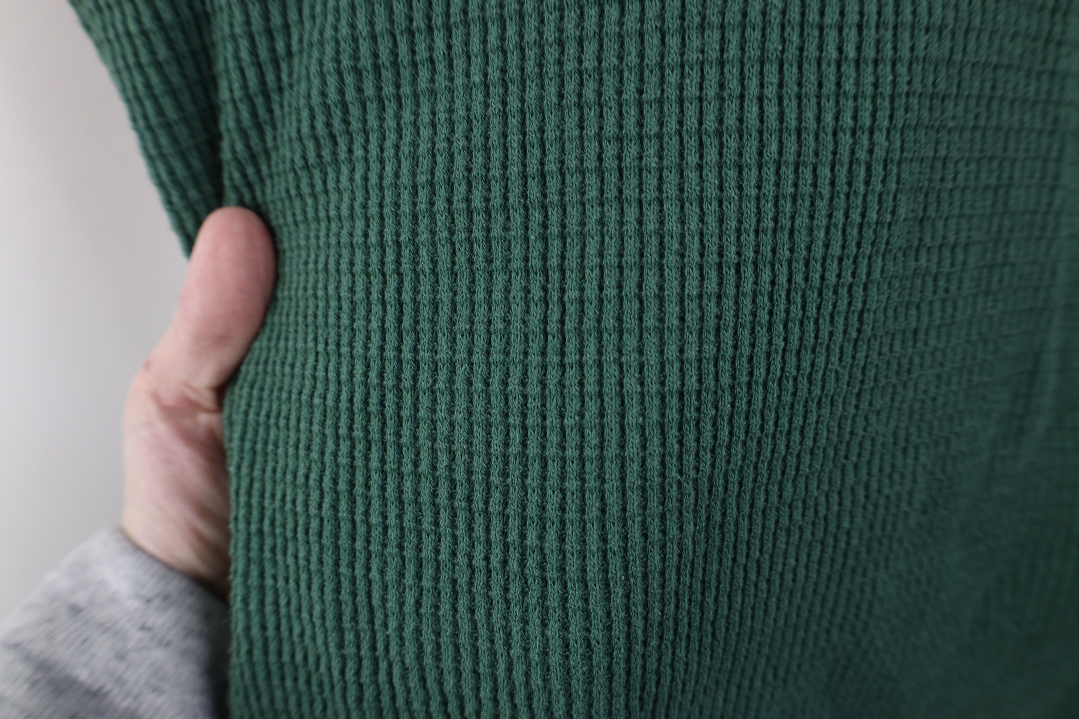 Gap Vintage Y2K Gap Waffle Knit Long Sleeve T-Shirt Green Size US L / EU 52-54 / 3 - 8 Thumbnail