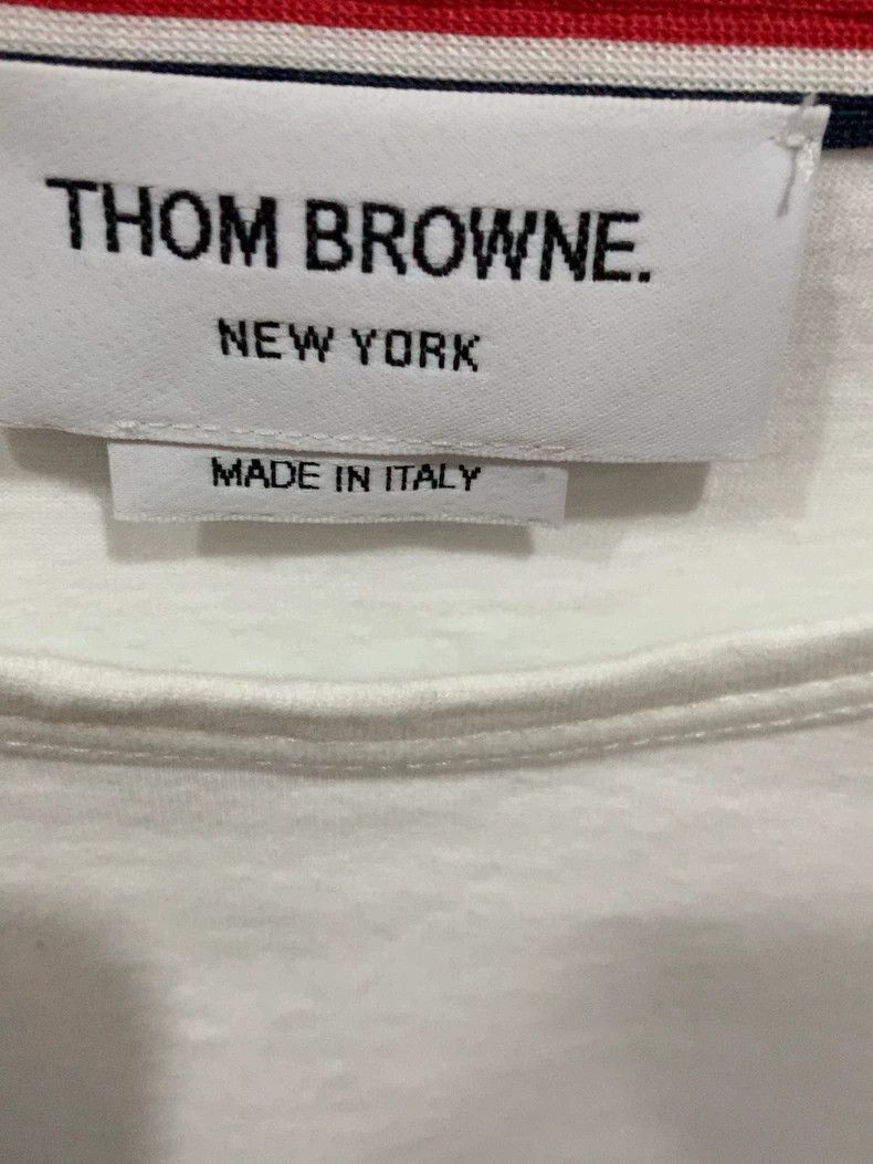 Thom Browne Thom Browne White pocketed short sleeves Size US S / EU 44-46 / 1 - 6 Thumbnail
